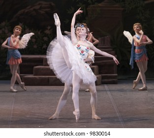 Ballet Of Mariinsky Theatre From St. Petersburg (Russia) In Bolshoi Theatre In Moscow.