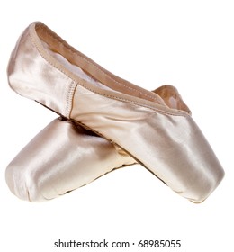 Ballet Shoes Pointe Isolated