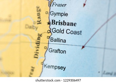 Ballina Australia On Geography Map 260nw 1229306497 