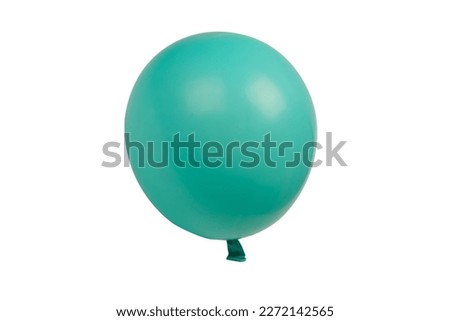 A Ballon isolated on a white background. Copy space. 