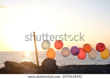 Ballons in Moda Park, Kadıkoy