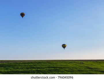 ballons in the sky