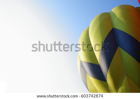 Similar – Image, Stock Photo Balloons over Freiburg 4