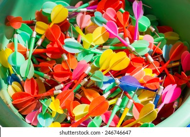 Balloon Dart Game At A Carnival