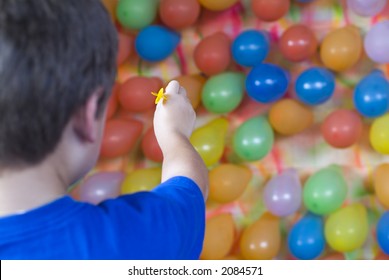 Balloon Dart Toss Carnival Skill Game Series