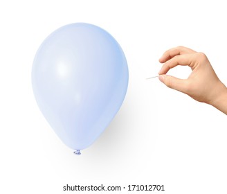 Balloon And Needle