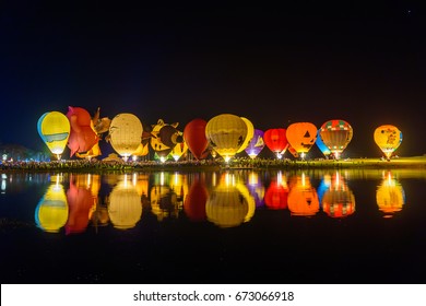 balloon at night