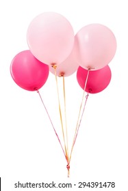 Balloon, pink, retro.