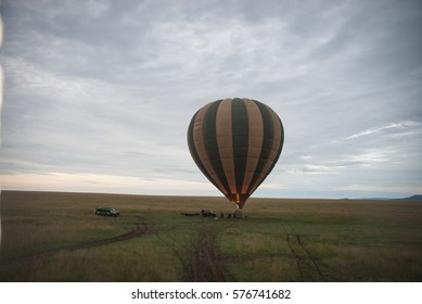 Balloon Safari In Serengeti National Park, Tanzania