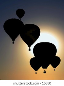 Balloon silhouettes