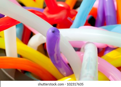 Balloon Twisting Art Children Workshop Colorful Stock