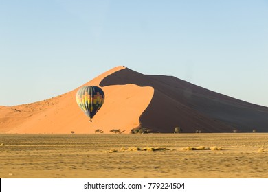 Ballooning In Namib Desert