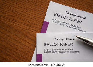 Ballot Paper. Postal Vote Envelope