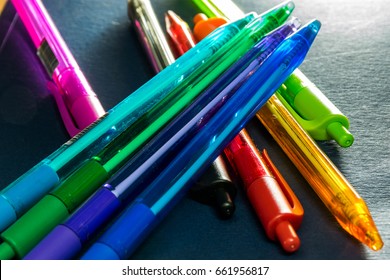 Ballpoint pens - Shutterstock ID 661956817