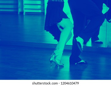 Ballroom Dance Salsa Dancer Instructors Man Stock Photo 1204610479 ...