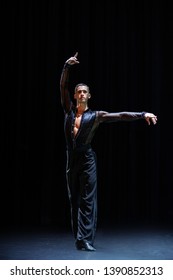 ballroom dancer making pose