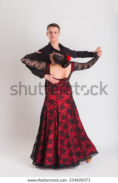 Ballroom Dancing Man Woman Posing Dance Stock Photo Edit