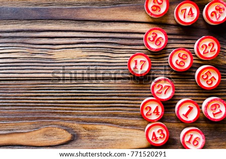 balls with numbers for play bingo