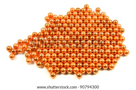 Balls. On white background.