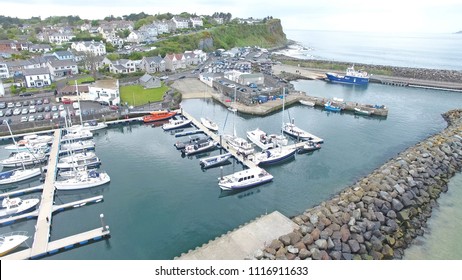 Ballycastle Harbour Marina Co Antrim Northern Stock Photo 1116911633 ...