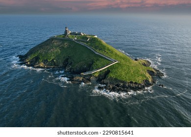 The Ballycotton Lighthouse in county Cork is one of only two black lighthouses in Ireland