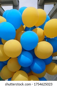 Baloon In Blue And Yellow