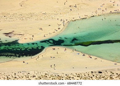 Balos Beach In Crete