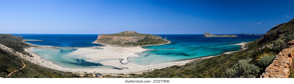 Balos Beach In West Crete, Greece