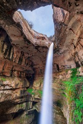 Balou Balaa Waterfall, Northern Lebanon