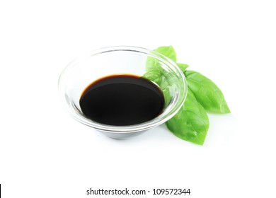 Balsamic Vinegar And Basil