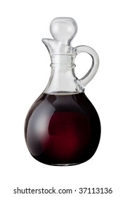 Balsamic Vinegar Isolated On A White Background