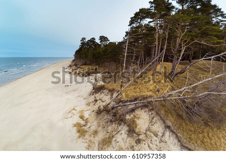 Similar – Beach at the Polish Baltic Sea coast