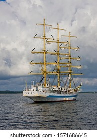 Baltic Sea, Full Rigged Ship, Ruegen, Mecklenburg-Western Pommerania, Germany