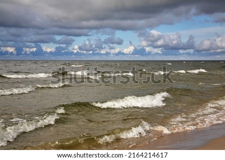 Baltic Sea near Katy Rybackie village. Poland Zdjęcia stock © 