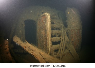 Baltic Sea Underwater Diving Ship Wreck Photo