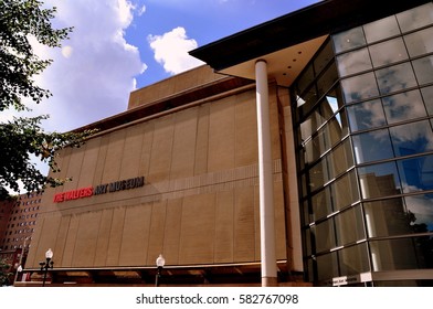 Baltimore, Maryland - July 24, 2013:  The New Wing Of The Walters Art Museum South Of Mount Vernon Place