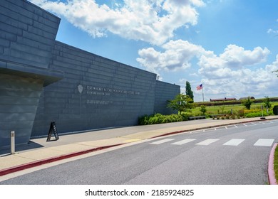 Baltimore, MD, USA – August 2, 2022: The Entrance Gate Sign Of Fort McHenry, Which Was Attacked During The Battle Of Baltimore In The War Of 1812 By The British Navy.