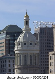 Baltimore Skyline With City Hall Dome