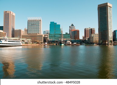 Baltimore Skyline and inner harbor