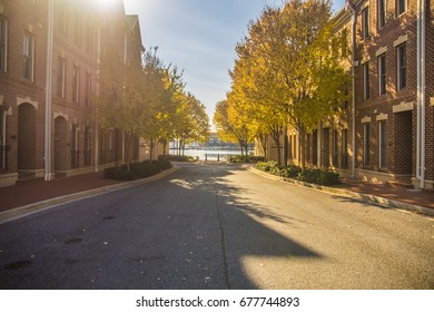 Baltimore Street At Sunset