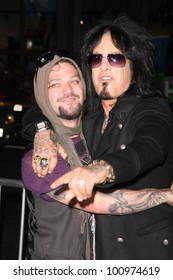 Bam Margera And Nikki Sixx At The Premiere Of 