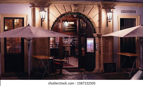 Bamberg, Bavaria / Germany - 12 December, 2019: Entrance Of The 