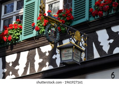 Bamberg, Germany - 10.20.2018: Schlenkerla Brewery In Bamberg