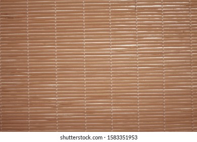 Bamboo brown straw mat as abstract texture background composition. - Shutterstock ID 1583351953