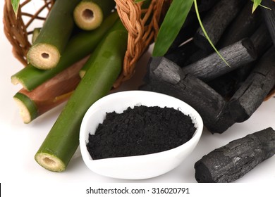Bamboo and Bamboo charcoal powder