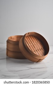 Bamboo Dimsum Steamer For Chinese / Oriental Food