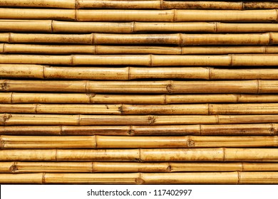 bamboo fence - Shutterstock ID 117402997