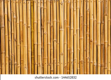 bamboo fence background - Shutterstock ID 144652832