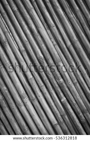 bamboo fence background, black and white