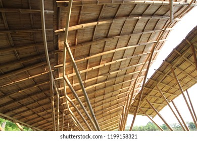 Bamboo Roof Natural Structure Stock Photo 1199158321 